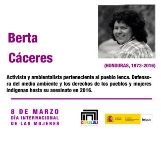 Berta Cáceres, pequeña descripción